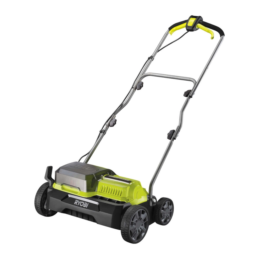 2A-Ware RYOBI RY18SFX35A-0 18V Akku-Vertikutierer – Rasenlüfter Moosentferner 35 cm Arbeitsbreite