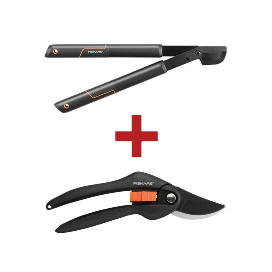 Fiskars Astschere SingleStep L28 + Bypassschere P26