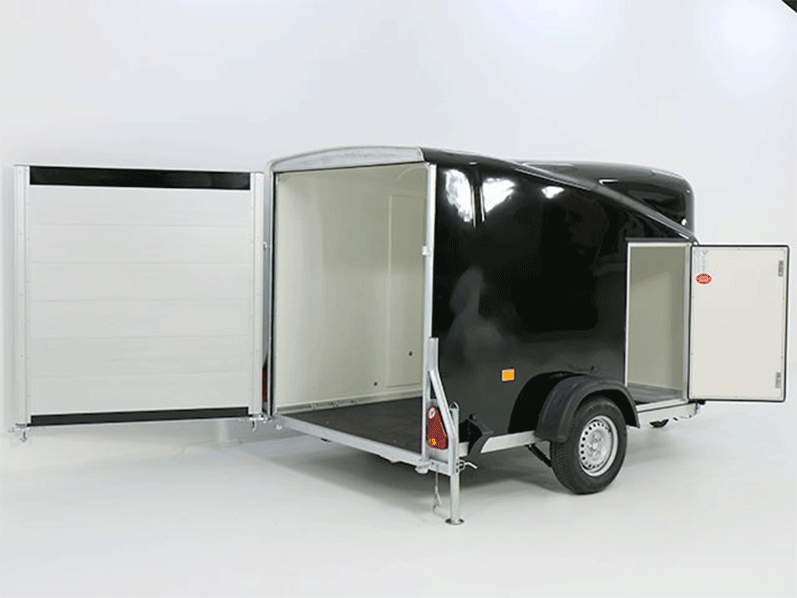 Debon Kofferanhänger DK Vollpoly 150 × 290 cm H:160 cm, neues Modell, schwarz