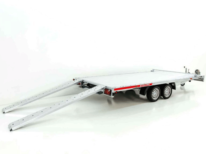 Temared Autotrailer carlu Profi 5020 a Vollaluminium 215 × 510 cm 3,5 t