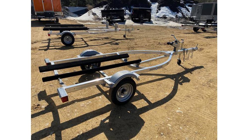Shore Haven Aluminium-Einachsanhänger für Wassermotorrad / Jetski mit teppichbezogenen Auflagen