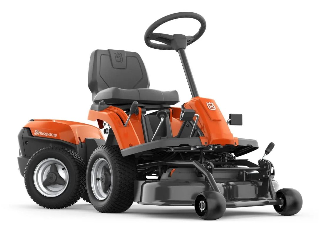 Husqvarna R 112iC Frontmäher mit Combi 85 Mähdeck, Akku und Ladegerät