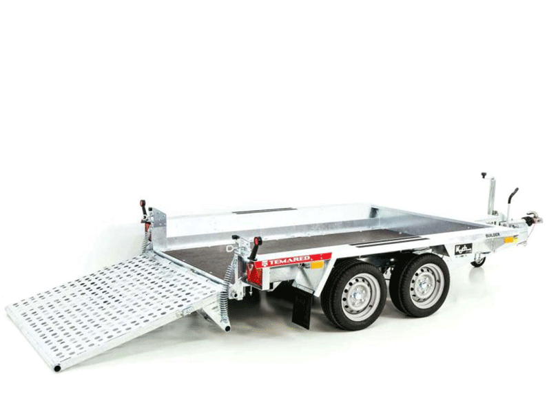 Temared Baumaschinenanhänger builder 152 × 260 cm 27trampeneu