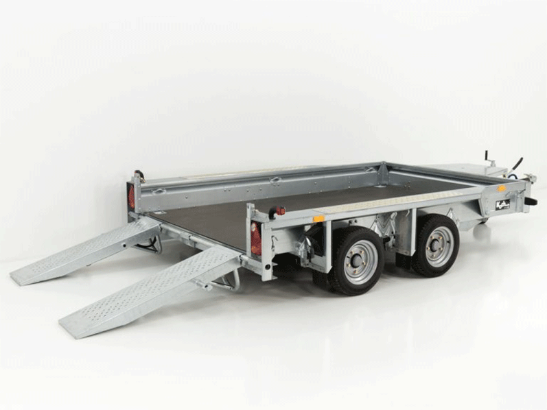 Ifor Williams Baumaschinenanhänger gx105 hd 35tauffahrschienen