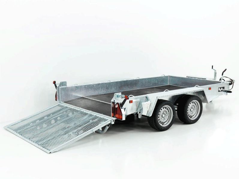 Variant Baumaschinenanhänger Maxi Load 161×305 3,5 t, Rampe, Beavertail Heck