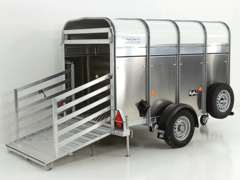 Ifor Williams Schaf-und Kälberanhänger P8G 124 × 250 cm Höhe: 153 1,4 t