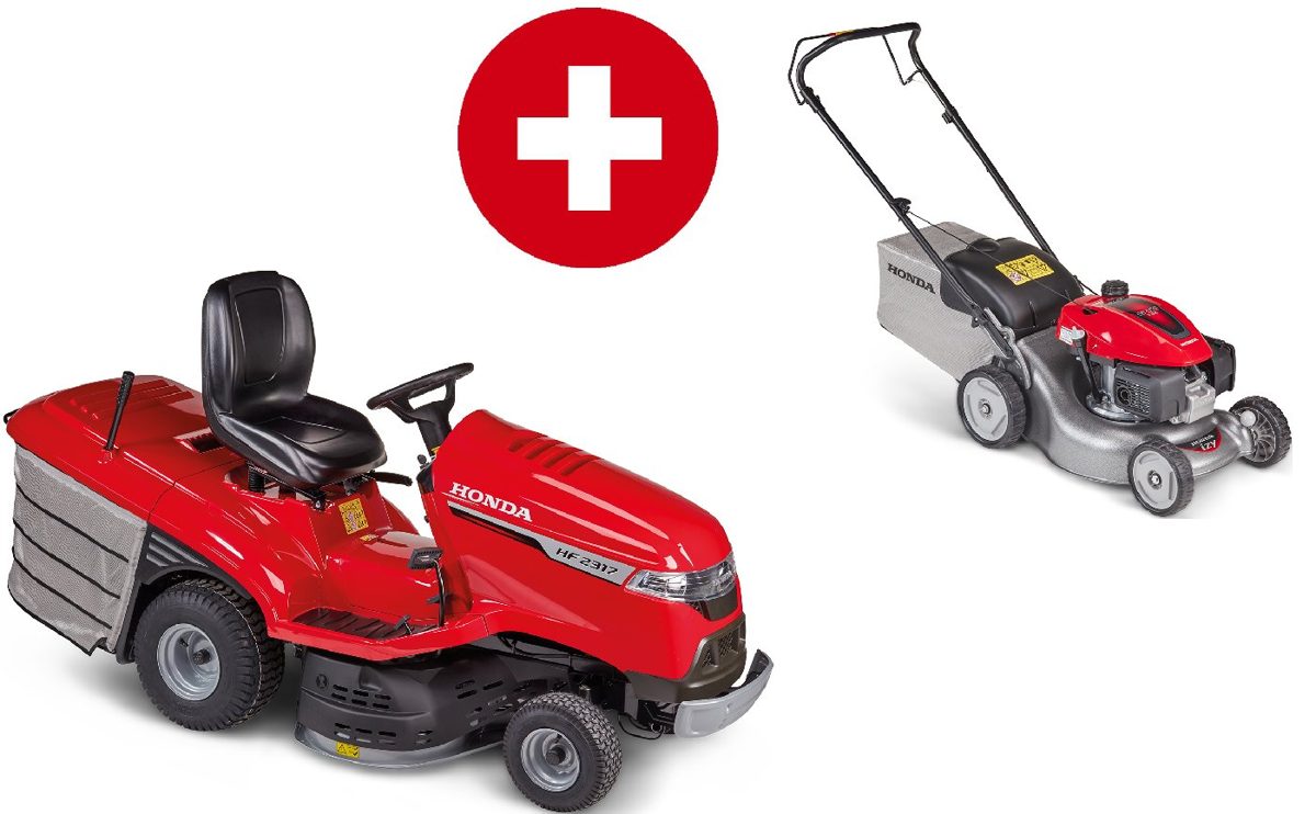 Honda Rasentraktor HF 2317 HM Mit 5 Jahren Garantie - inkl. Honda HRG 416C1 PK