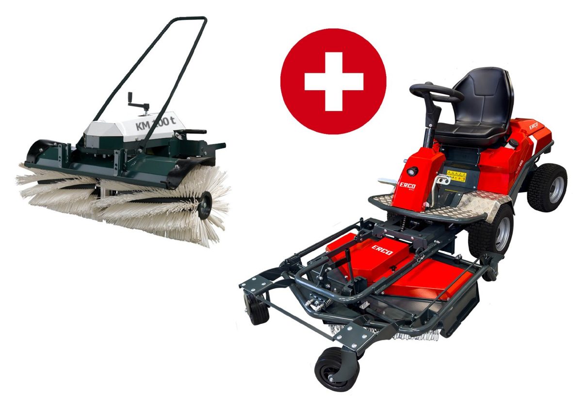 ERCO front mower with all-wheel drive FM-220-4WD bare unit with Wiesendeck inkl. sweeper 100cm
