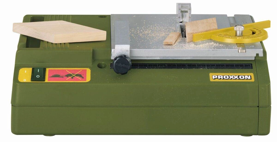 Proxxon Tischkreissäge KS 230 für Modellbau mit AC-Motor, Kreissäge für Holz, NE-Metall und Kunststoff
