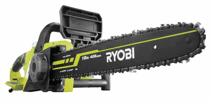 RYOBI RCS2340B Elektro-Kettensäge, elektrische Motorsäge mit 2300 W, 40 cm Schwertlänge, GripZoneTM